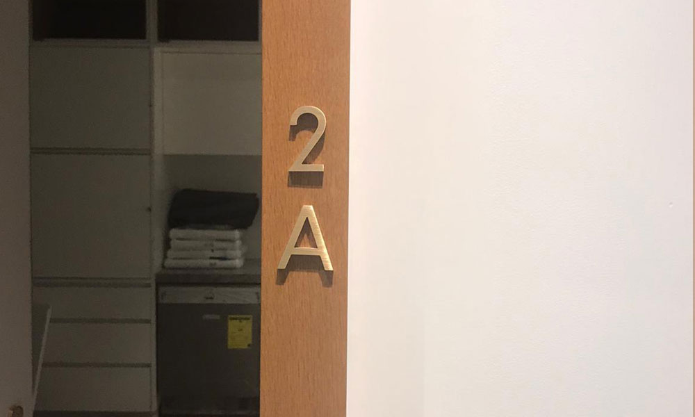 letter indoor signage