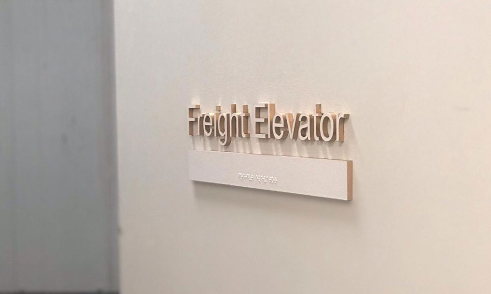 custom sign board for corporate