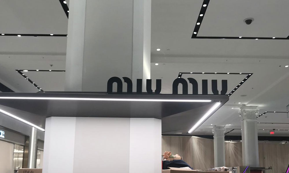 in store signage dubai